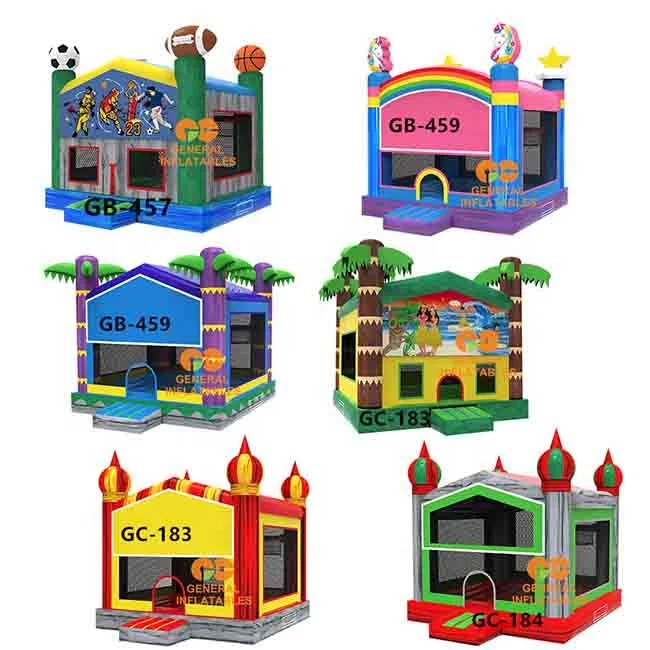 New custom wholesale children adult commercial sport jungle unicorn inflatable bouncer bounce house jump princess bouncy castle