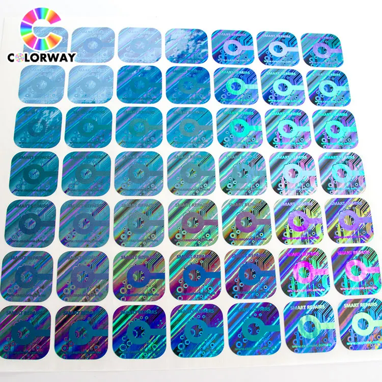High quality custom private logo hologram printing authenticity certificate hologram stickers