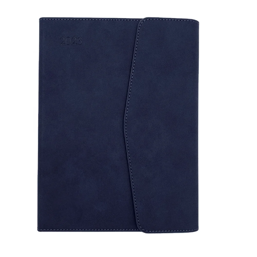 Calendar Pages Custom  A5 PU Leather Hardcover Paperbound Notebook