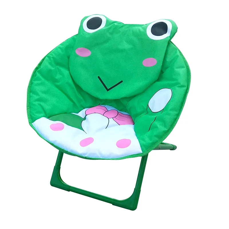 Popular folding indoor moon chair, animal moon chair for children