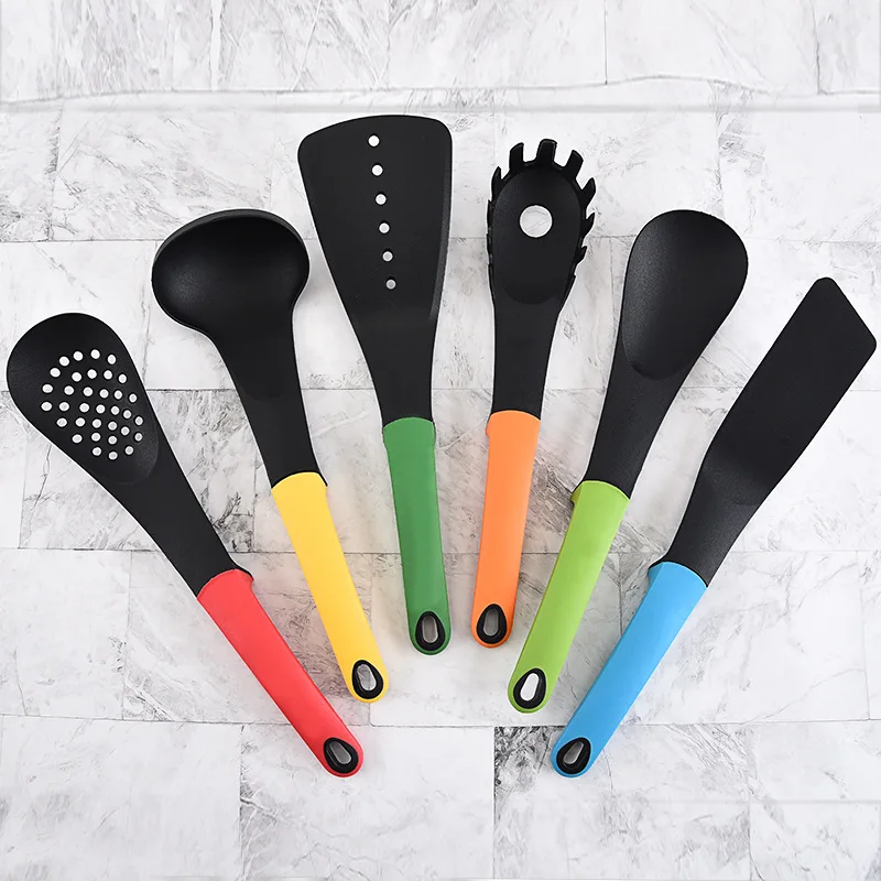 Amazon Eco-friendly 7 PCS Nylon cooking Tools Sets Kitchen Utensils