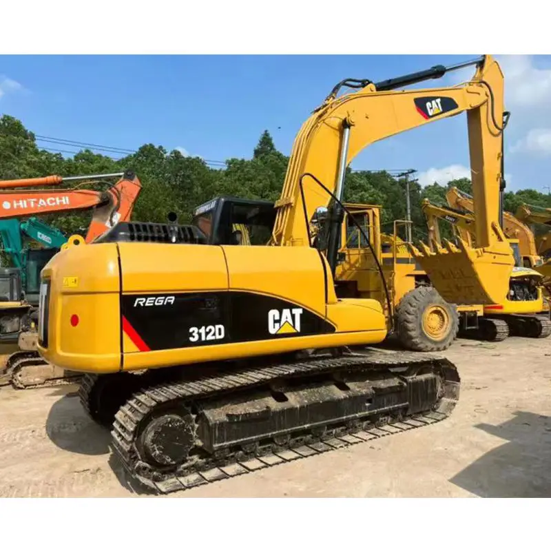 Высококачественный гусеничный гидравлический экскаватор Cat 312D б/у