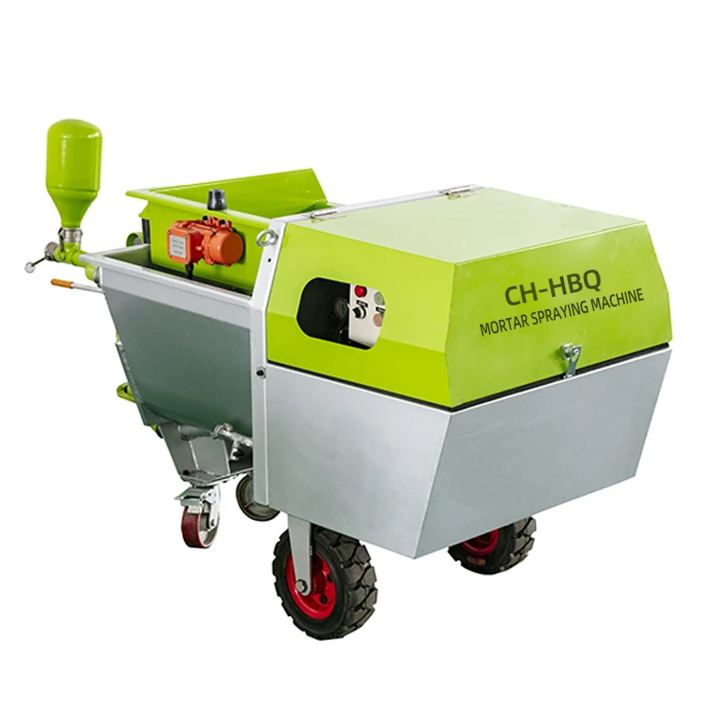 Electric Mortar Spraying Machine For Engineering Construction Can Move Concrete Mortar Wall Spraying Aircraft