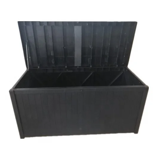
Wooden Style Storage Box Container Bin Garden Outdoor House Home use Waterproof Lockable 