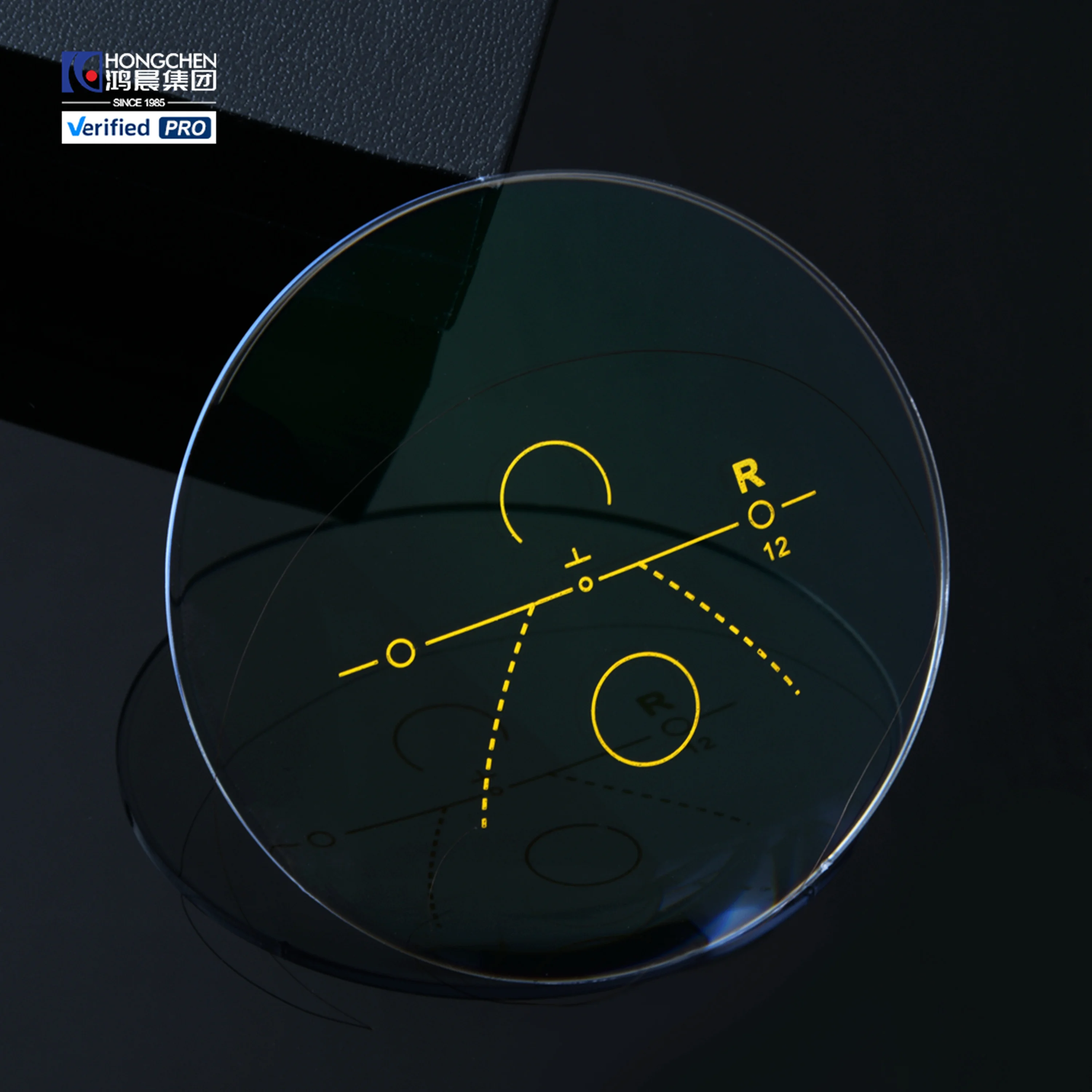 HONGCHEN Wholesale CR39 1.49 1.56 HMC EMI Coating Progressive Ophthalmic Optical Lenses Eye Glass Lens