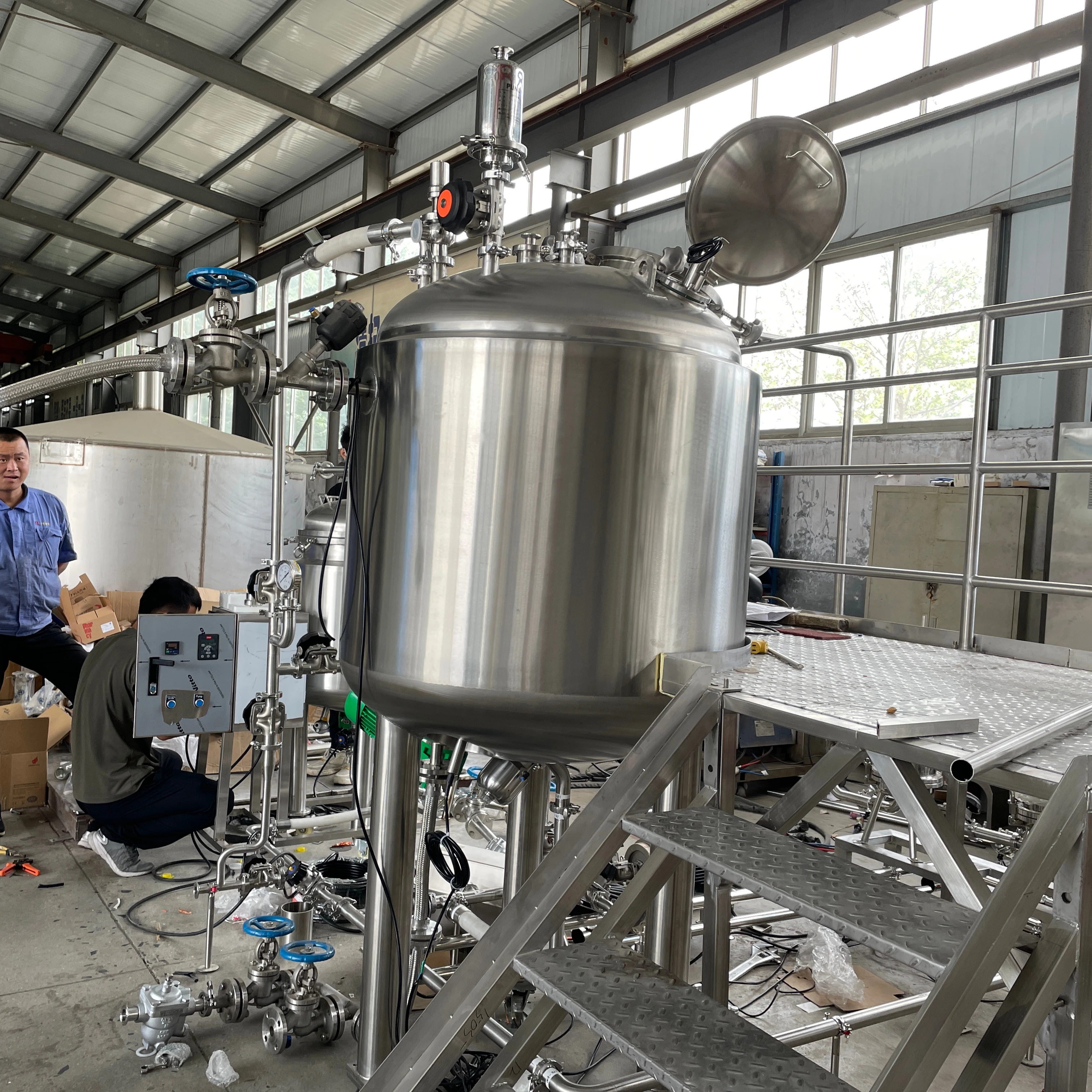 Stainless Steel Wfi Ro Vessel Jacketed Holding Reverse Osmosi Treatment Tank Pure Water Jacket Storage Tank