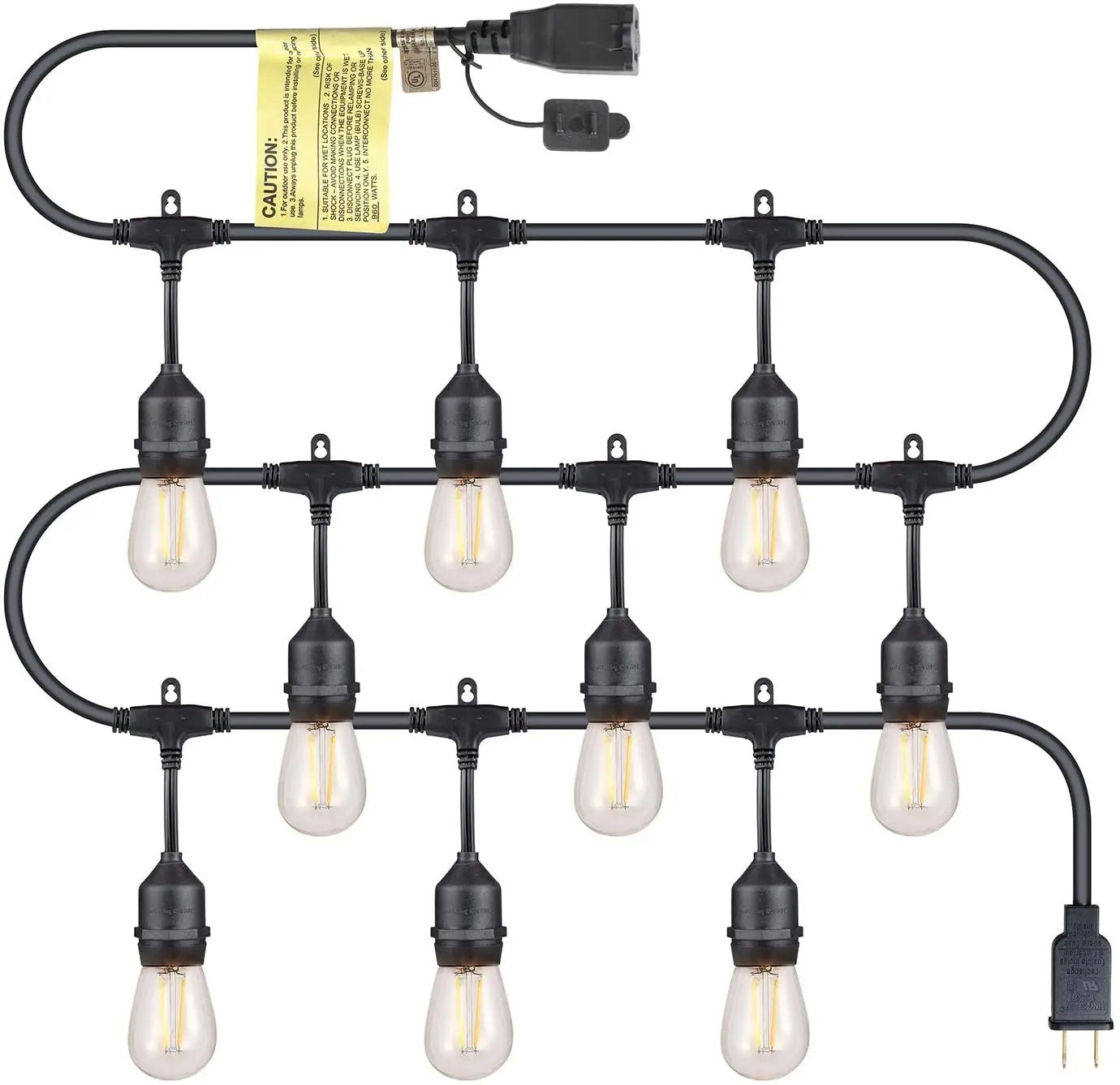 Китайский производитель OEM индивидуальный дизайн наружная гирлянда на солнечной батарее E26/E27 держатель лампы S14 светодиодные гирлянды