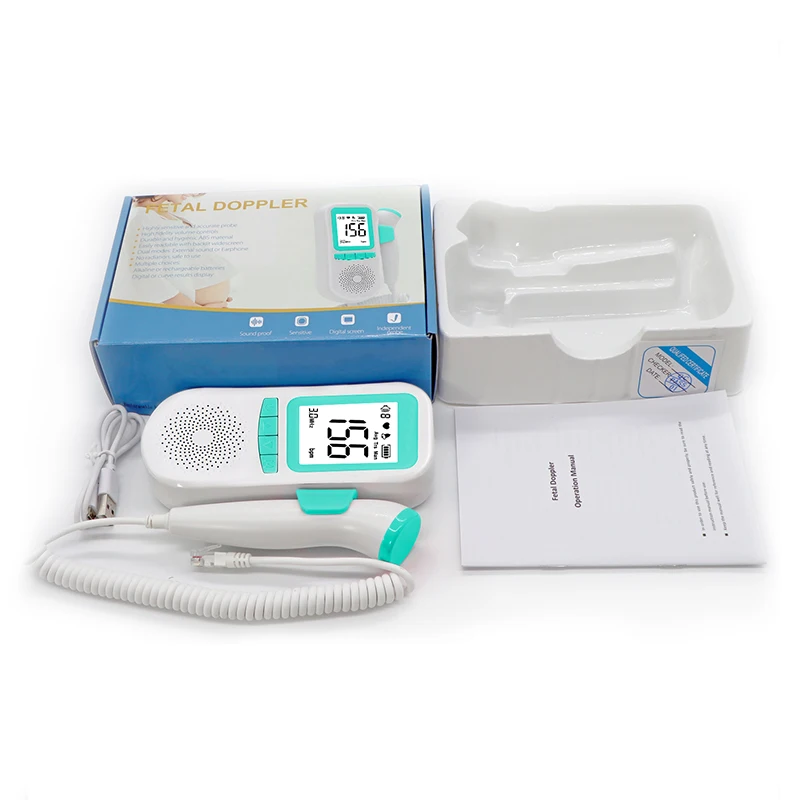 Ультразвуковой прибор высокой четкости без излучения для беременных женщин портативный монитор сердцебиения доплеровский Фетал