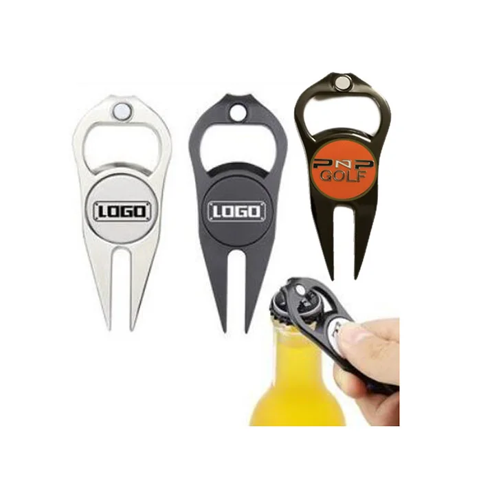 Wholesale Price Gold Divot Tool Metal Custom Repair Opener Tool Golf