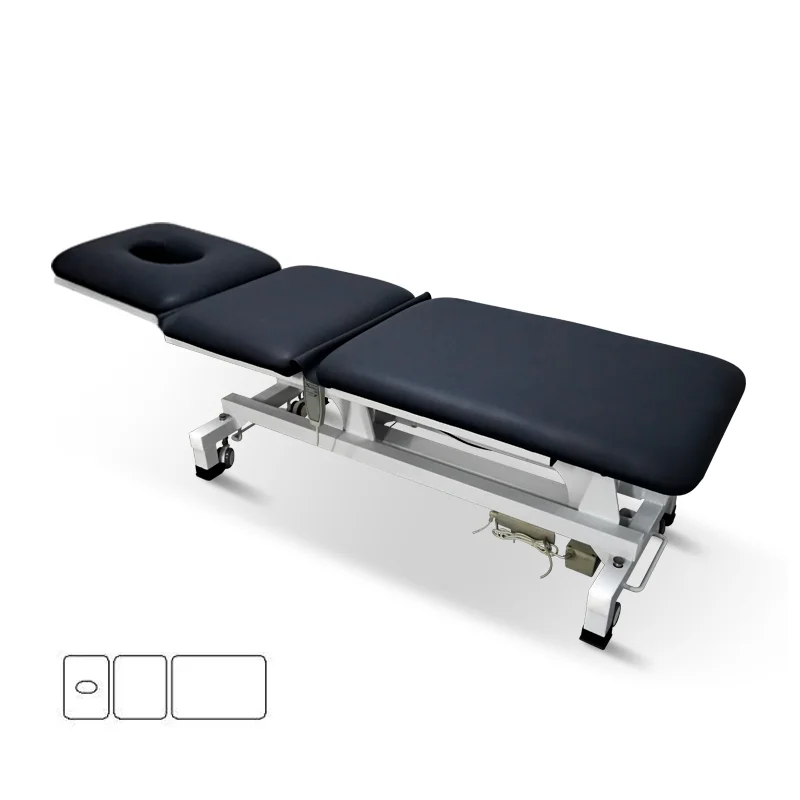 Spa furniture electric therapeutic chiropractic massage bed physiotherapy table