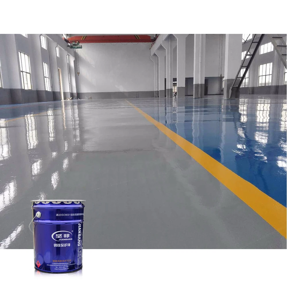 Epoxy 3D self-leveling floor paint for the electronics and microelectronics industry