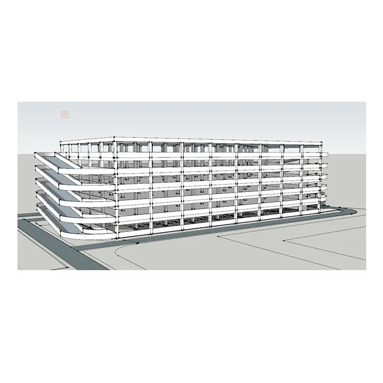 
Multi-storey Carpark of light gauge steel frame 