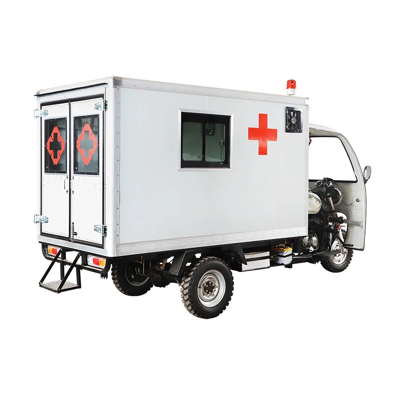 New Arrival Hospital Emergency 150cc Ambulance Tricycle Trike for Africa