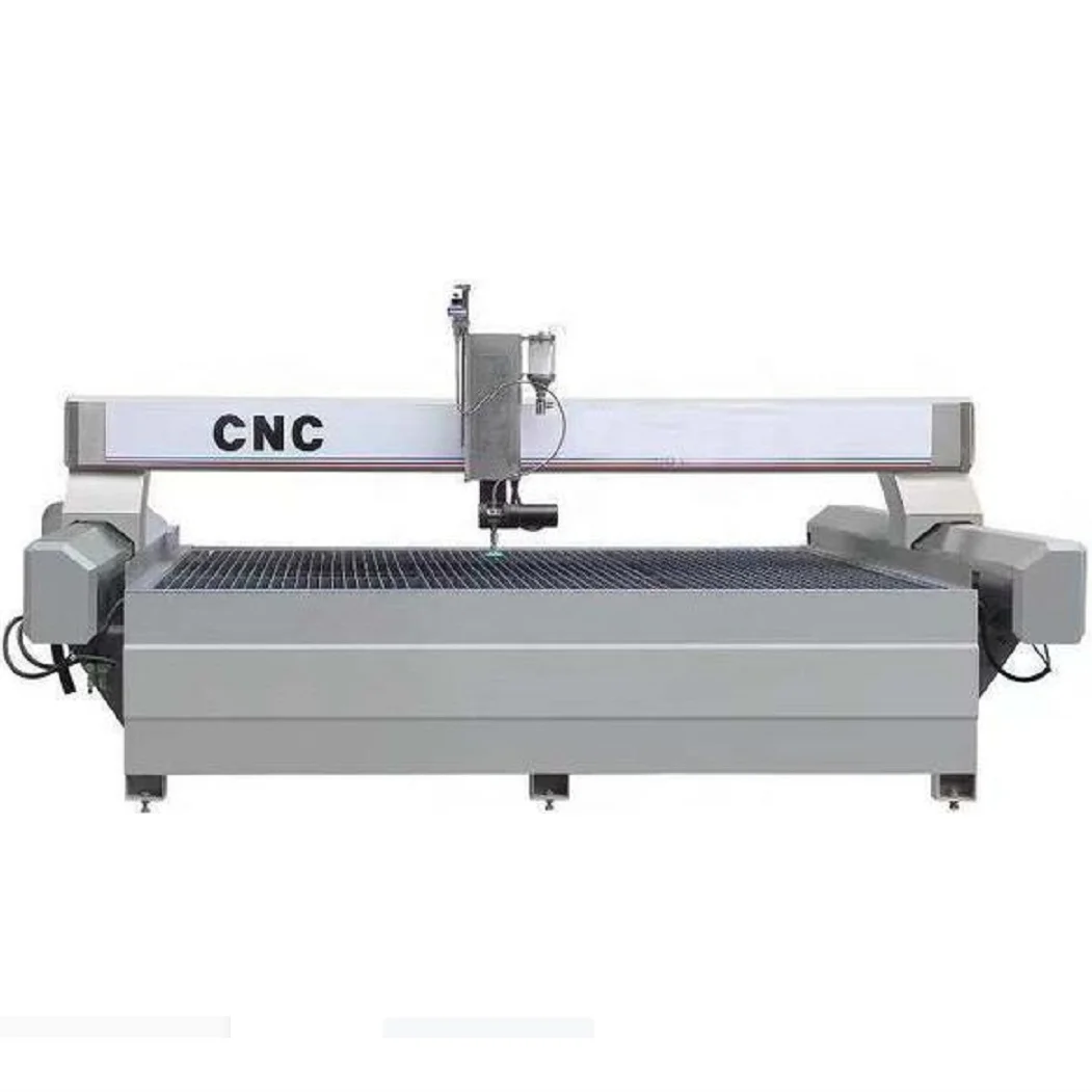 20mm 30mm 50mm metal steel cutter / ceramic / glass / stone ultra high pressure 3 axis 5 axis cnc water cutting machine