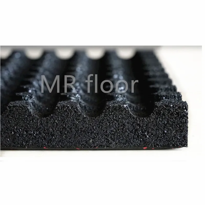 China factory price red 10% EPDM dots playground rubber mat bricks 500*500