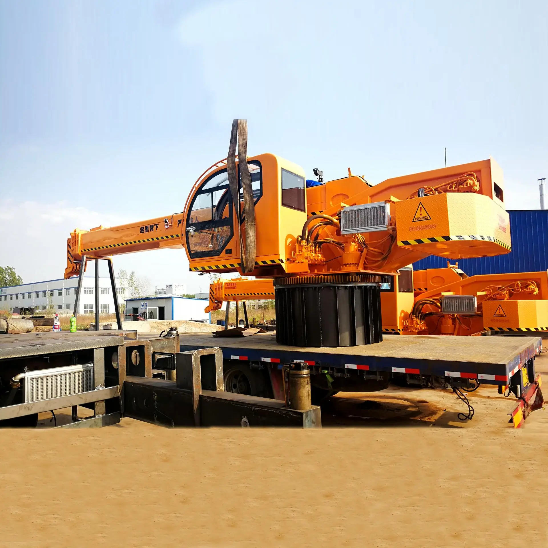 Overhead Hose handling boom Marine Offshore Deck Crane Provision of Telescopic Deck Crane