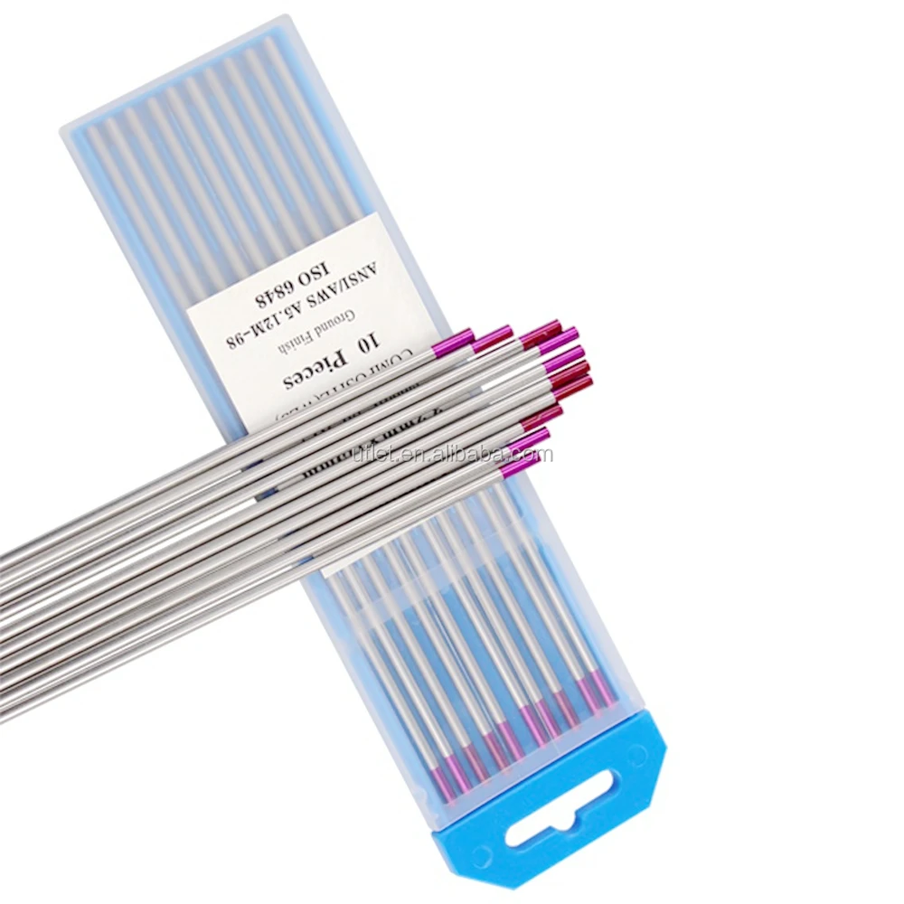 3.2mm X175mm COMPOUND TUNGSTEN ELECTRODE PURPLE TIPPED PK-10