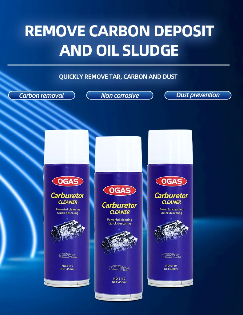 OGAS Hot Sell Automobile Throttle Cleaner Car Care Products Brake Cleaner Carburetor Cleaner Products Spray