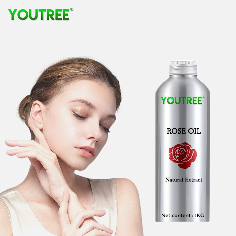 Youtree Factory Wholesale 100% Pure Organic Natural Bulgarian Rose Essential Oil Rose Oil for Skin Care