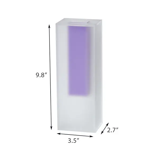 Custom Acrylic Frosted Transparent Cube Vase Flower Holder Centerpieces High End Decorative Colored Lucite Tabletop Vase