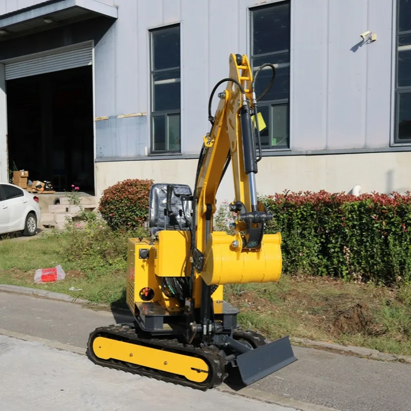 Free Bucket Mini Excavator 800kg Electric Bagger Indoor Digger with Side Swing CE EPA Euro 5