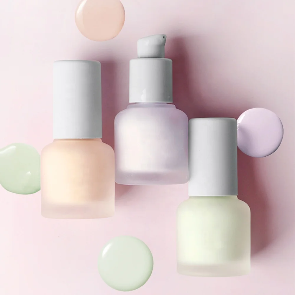 Высококачественный увлажняющий праймер для лица осветляет правильный тон кожи 3 цвета базовый крем