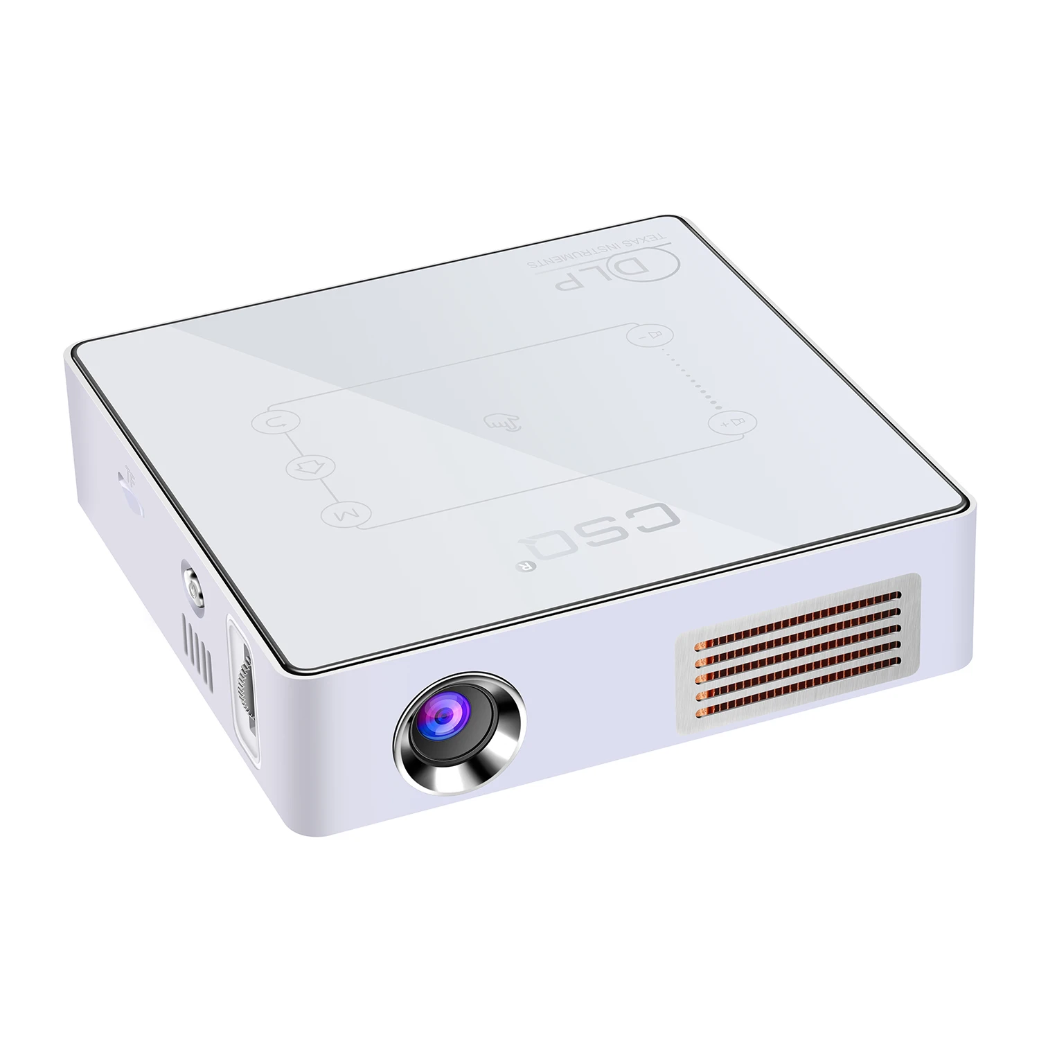 Android 7.1 4K hd DLP Smart portable mini led  projector