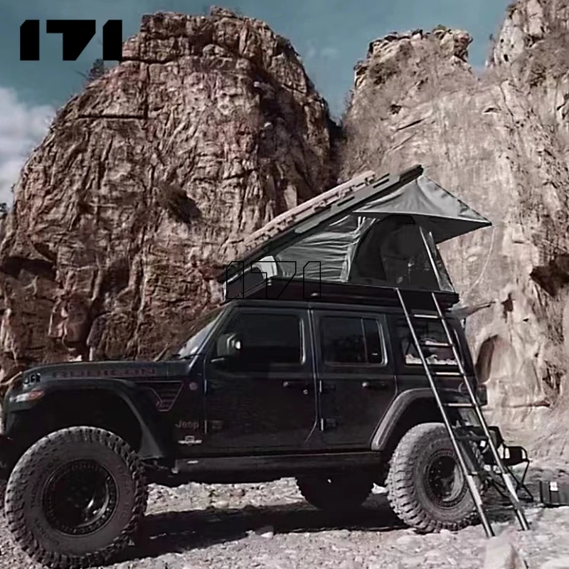 Factory Price 15M 171 2 Adult Cheapest Person Yellow 65Kg 944Inch Long Galaxy Mk2 Z Rooftop Hard Shell Roof Top Tent