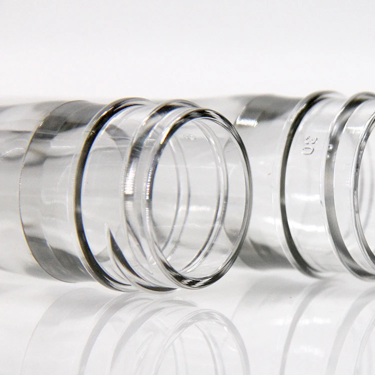 China Manufacturers Food Grade 120Ml 100Ml Small PET Plastic Preform Tube For Blowing Water Bottles