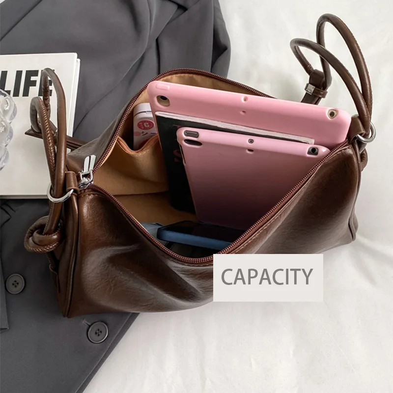 Fashion Women Personalized Shoulder Bag Girls Trendy Handbags Big Capacity Shoulder Bag