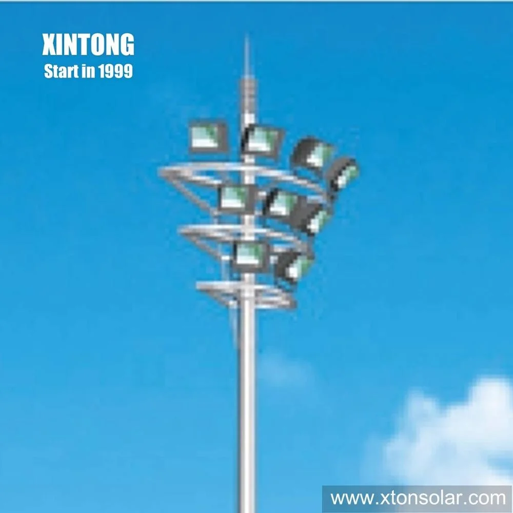 Factory price  high mast stadium street lamp lighting pole