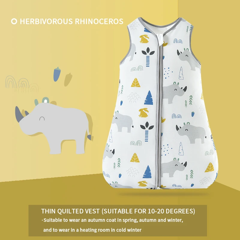 100% organic cotton newborn pajamas New spring autumn winter baby sleeping bags