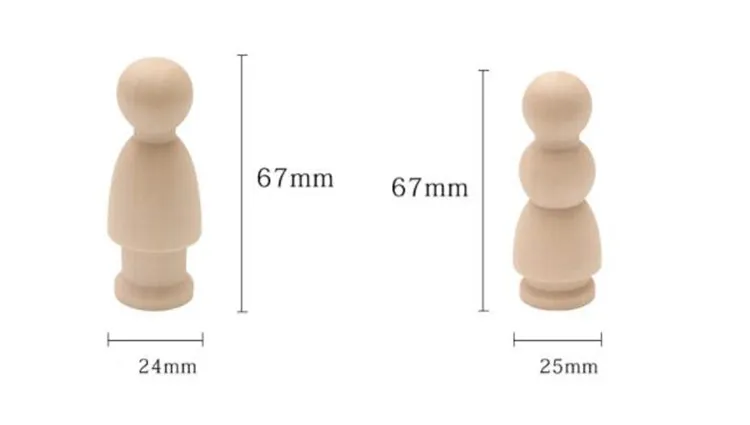 Высококачественная деревянная кукла-подставка «сделай сам», Маленькая деревянная фигурка, деревянные игрушки для детей