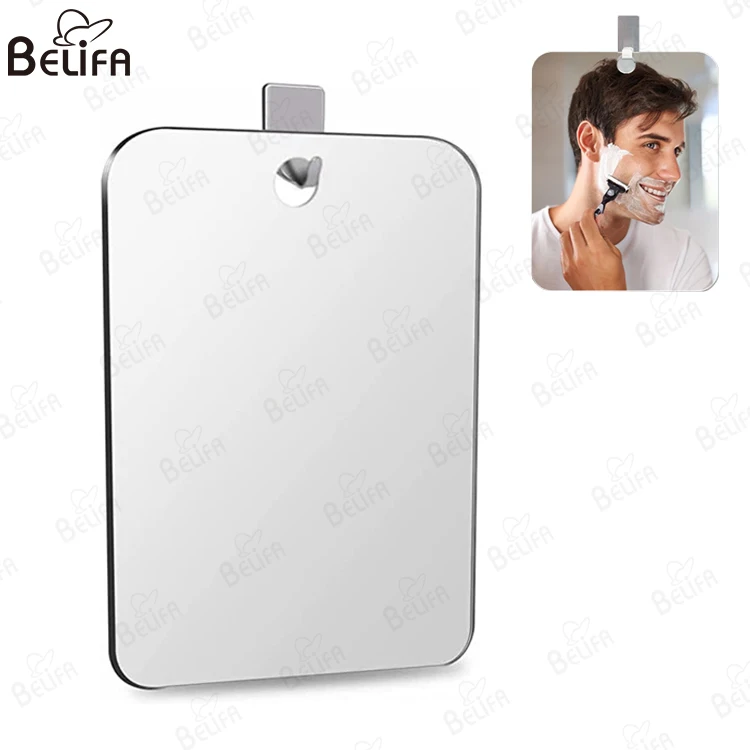 Wholesale Bathroom Hanging Shower Mirror Shaving Fogless Cosmetic Mirror Anit-Fog Shower Mirror