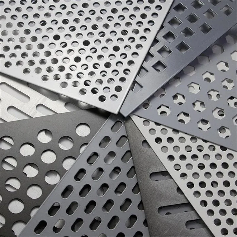 0.3mm 0.5mm 0.6mm 0.8mm punching round hole stainless steel stamped mesh slot perforated metal mesh sheet