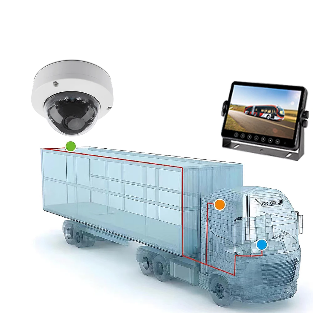 AHD In car reverse camera Night vision vehicle camera truck security camera