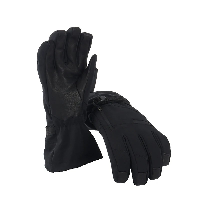 Низкая цена, оптовая продажа, водонепроницаемые зимние перчатки с логотипом на заказ, зимние лыжные перчатки для взрослых