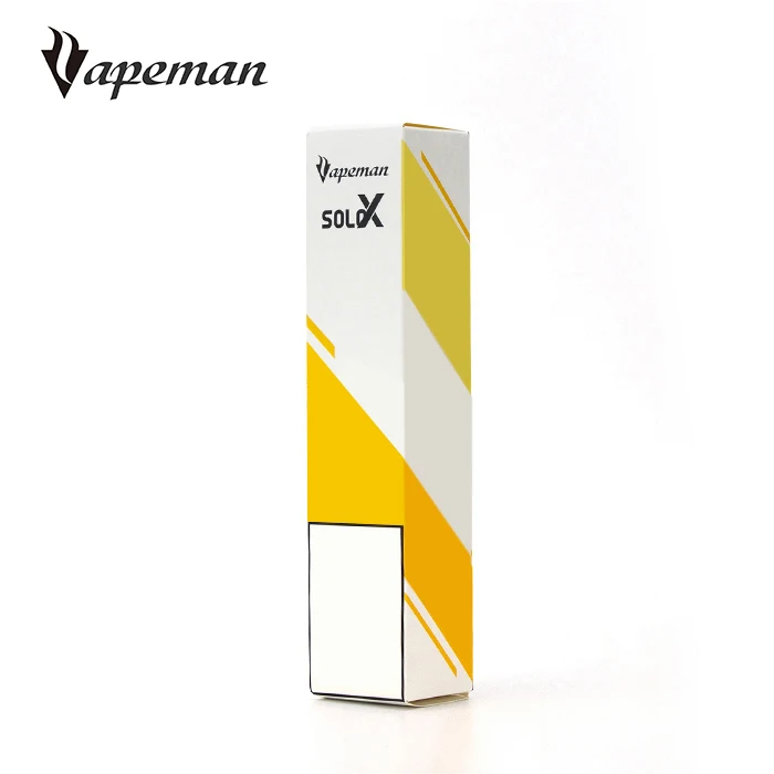
2021 Newest Disposable Pod Vape Pen Solo X OEM Service Packaging Box 
