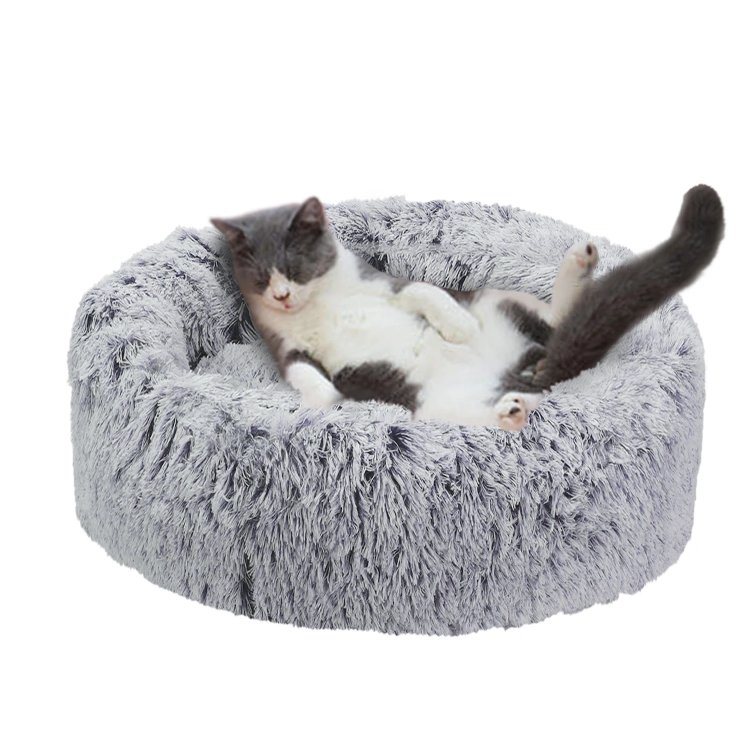
Luxury Dual Colors Pet Beds Washable Cotton Cat Donut Large Dog Bed Manufacturers 