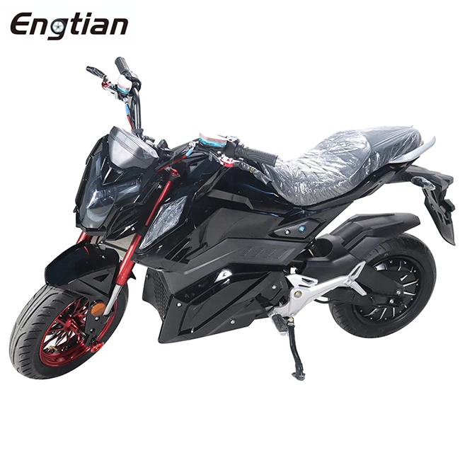 Engtian 2 wheel 2 seats high speed e bikes electric scooter electric motorcycle  80km/h 85km/h 3000w 5000w  for  sale