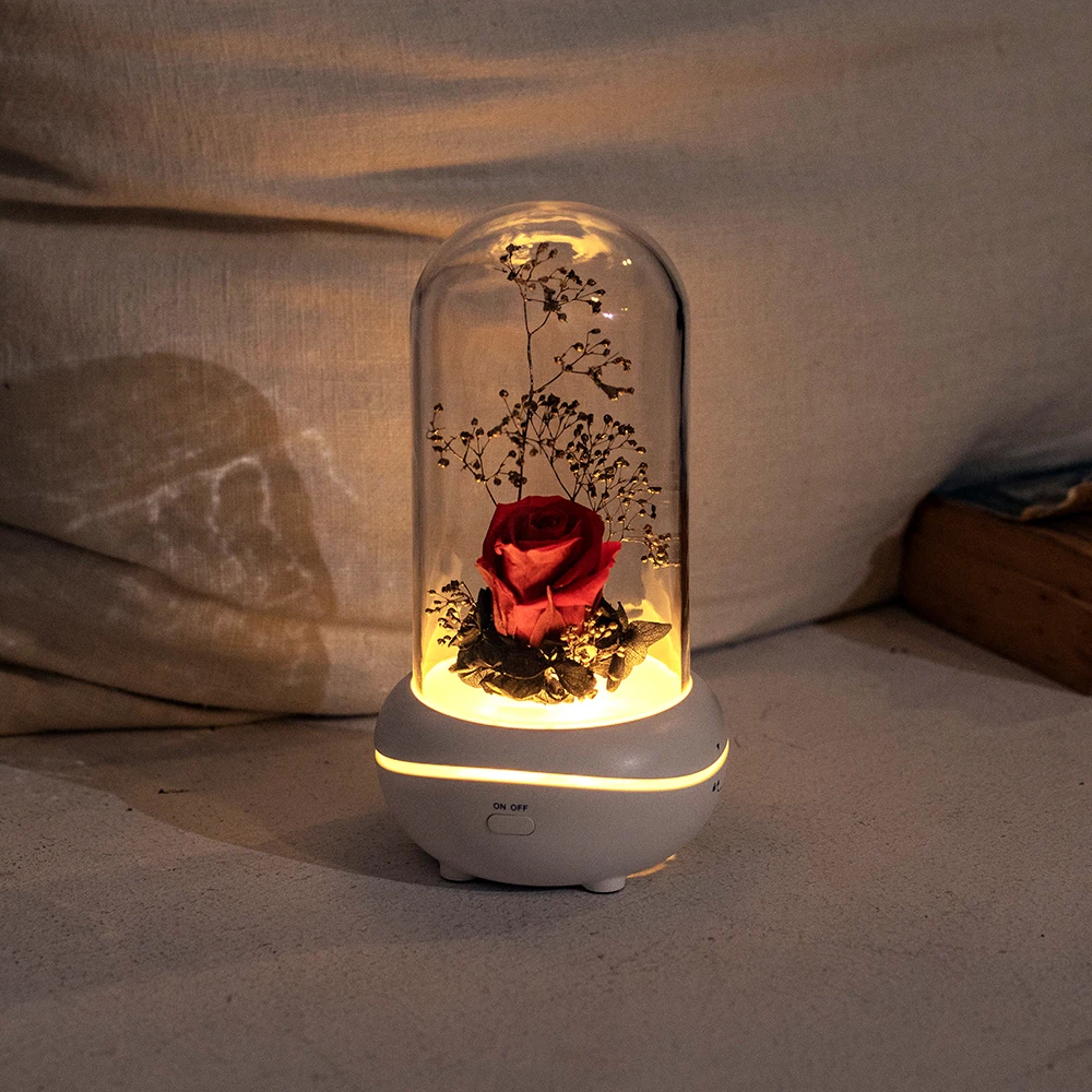 Aroma Diffuser Lamp 7colors Electric Portable Ultrasonic Essential Oil Difuser Flower Aroma Diffuser In Low Price Machine