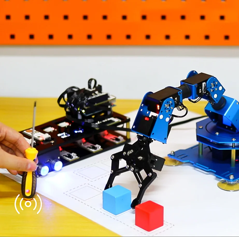Новое поступление робот DIY для Arduino U-NO R3 проект робот-манипулятор Starter Kit с роботом сенсор комплект паровой образования