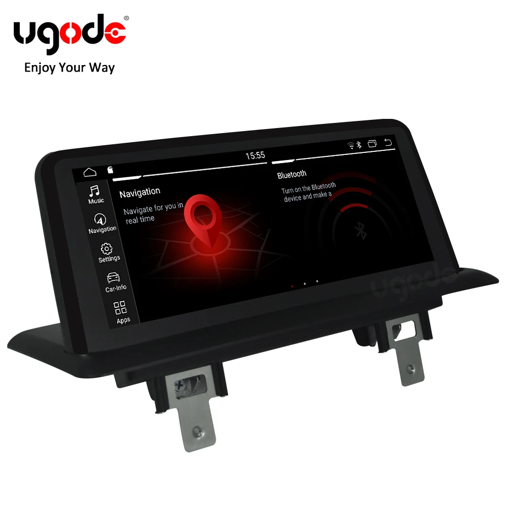 Ugode Promote Android 10 GPS Media Display Stereo Audio Carplay  4+64G for BMW 1 Series E81 E87 with iDrive Joystic Button