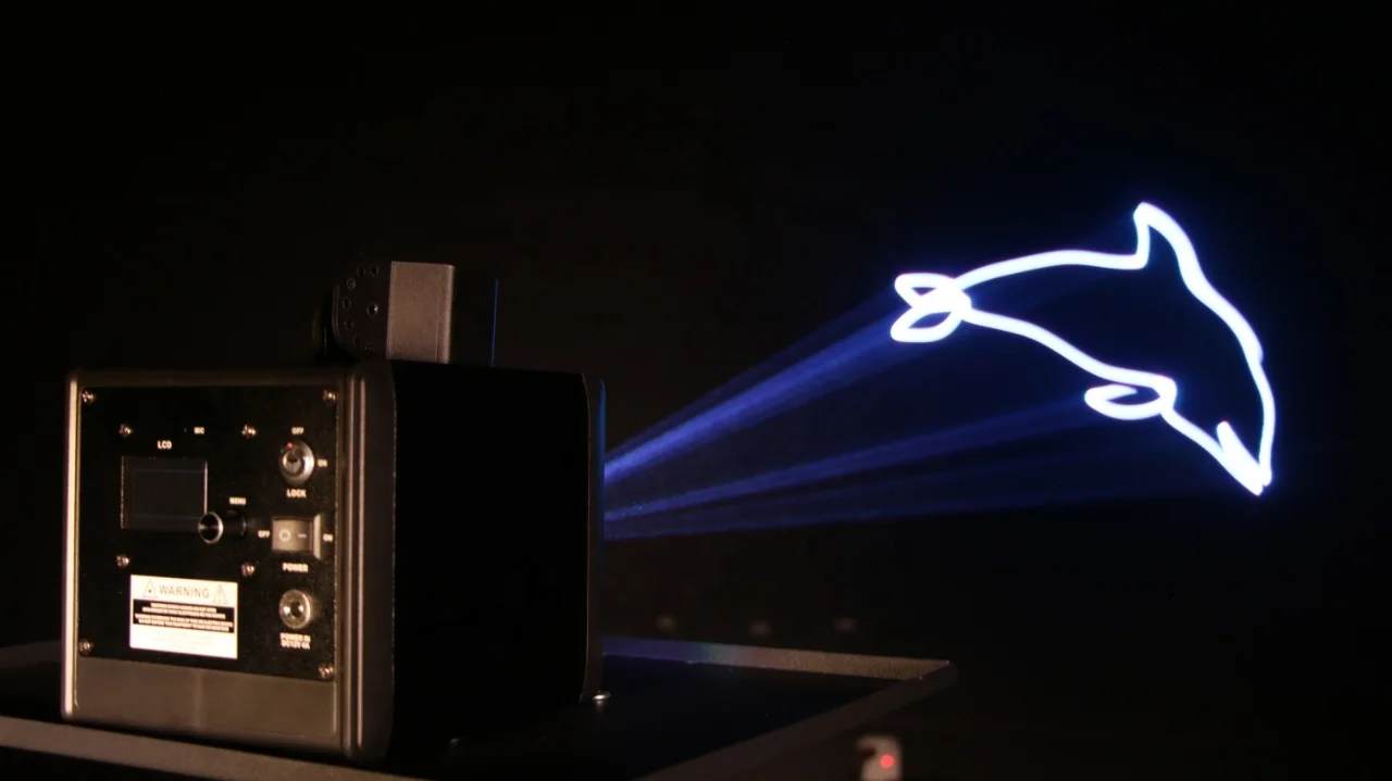 Supershow Bluetooth Battery 3w 5w Rgb Wifi App Control Animation Mini Laser cube Projector Dj Laser Light
