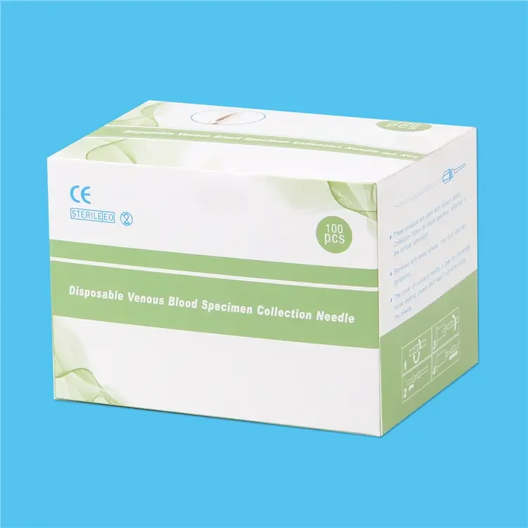 Medical Disposable Blood Collection 18-23G Pen Type Multi-sample Vacuum Needle Blood Drawing Needles Venous Blood Collection