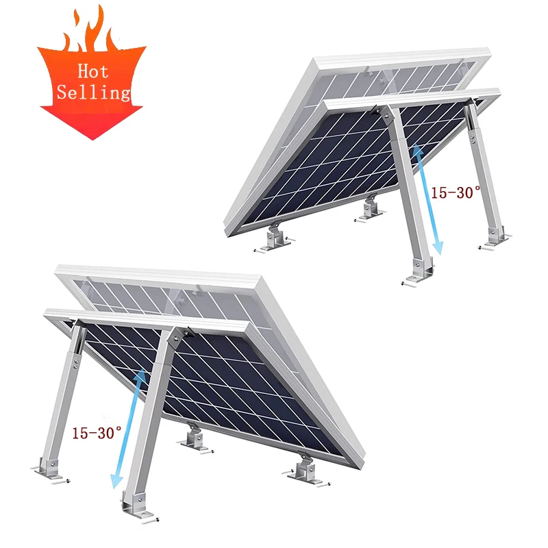 Adjustable solar panel tilt mounting rack for roof ground pv solar panel mounting brackets structure system