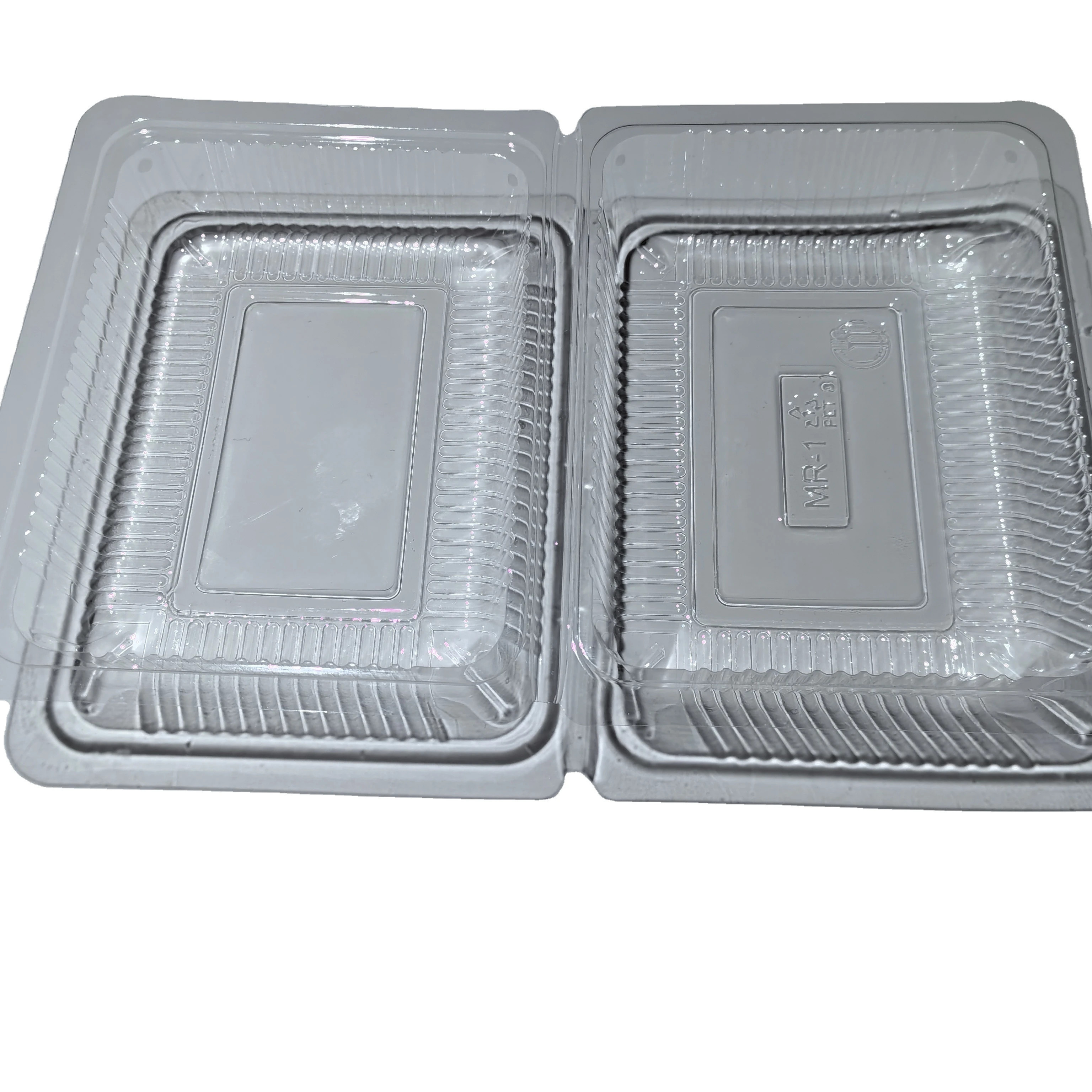 Disposable Food Box Clear Plastic PET Cake Box Package for Fruit Cake Wholesale