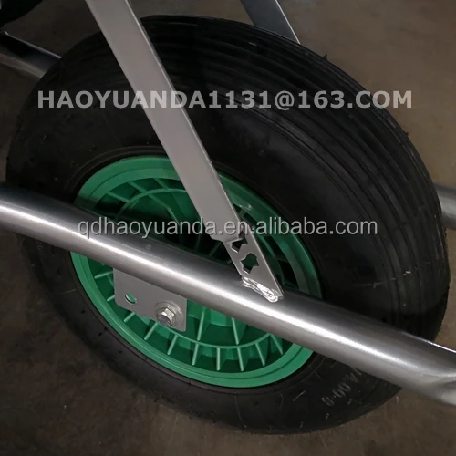 110L PLASTIC TRAY WHEEL BARROW for Garden Farm Barrows Hand Trolley Instruction Wheel Barrow European Market