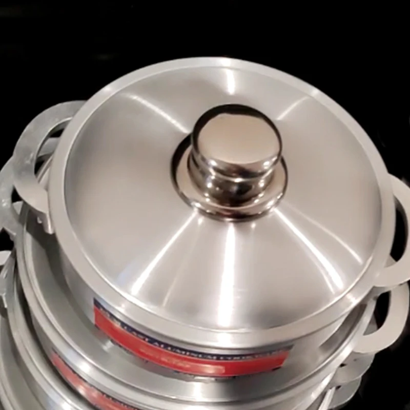 Wholesale Aluminum cookware set 12PCS Die Cast Casserole Forged Big Kitchenware cooking Soup Pot Set