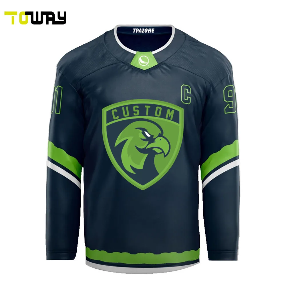 Quick dry Adult Mens ice hockey jersey sewing pattern